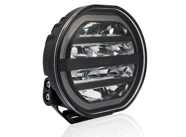 W-Light Fury 7 Sort LED fjernlys 7", 6130 lumen, Posisjonslys, varsellys 
