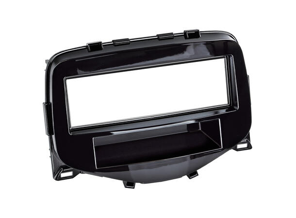 ACV 1-DIN monteringsramme - Pianolakk Aygo/108/C1 (2014-2022) 