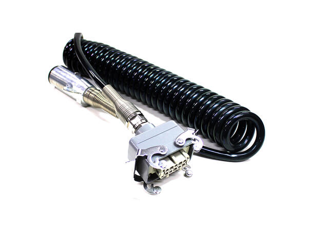 CURL hengerkabel 7-pin MXN - 10-pin Orlaco/Harting hunn 