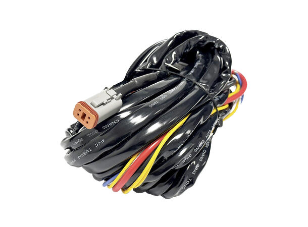 OZZ Kabelsett for 1 lampe 1x DT-4, 12V, 80A Relé, 20A sikring 