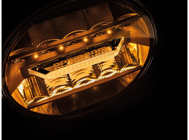 Optibeam Elites 9 LED fjernlys 9", 11320 lumen, 169W, Posisjonslys 