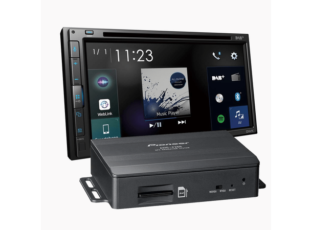 Pioneer AVH-Z5200DAB storbil navigasjon STORBILNAVI, CD/DVD, BT, DAB, USB, AUX + 