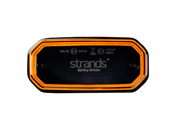 Strands FOR9T Scale Markeringslys LED, Oransje, 10-40V, 3,5W, pris per stk 
