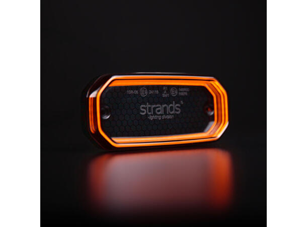 Strands FOR9T Scale Markeringslys LED, Oransje, 10-40V, 3,5W, pris per stk 
