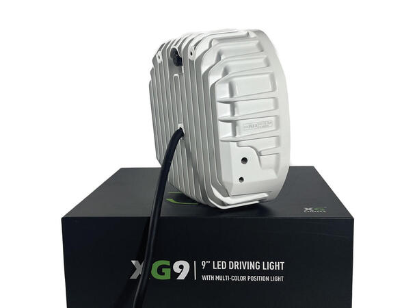 XG9 Driving Light White Multicolor Parklys Hvit, Gul og Grønn. 