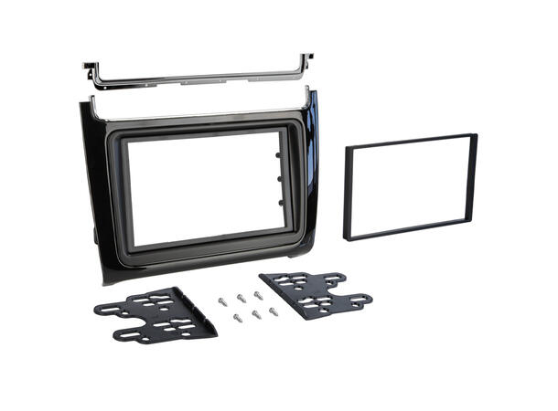 ACV 2-DIN monteringsramme - Pianolakk VW Polo (2015-2017) 