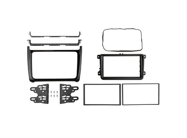 ACV 2-DIN monteringsramme - Pianolakk VW Polo (2015-2017) 