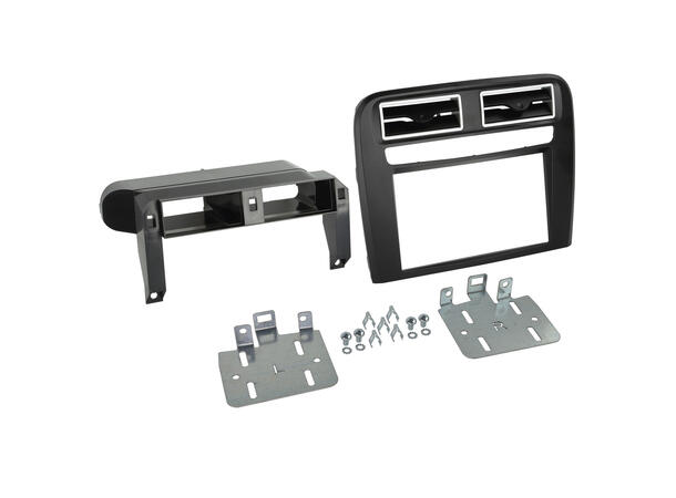 ACV 2-DIN monteringsramme - Sort Fiat Grande Punto (2005-2009) 