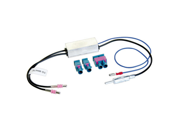 ACV Antenneadapter - Beholde FM 2 x fakra til DIN ("universal" versjon) 