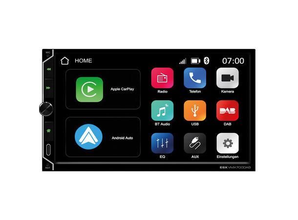 ESX VMX700DAB DAB+, BT, Trådløs Carplay & Android Auto 