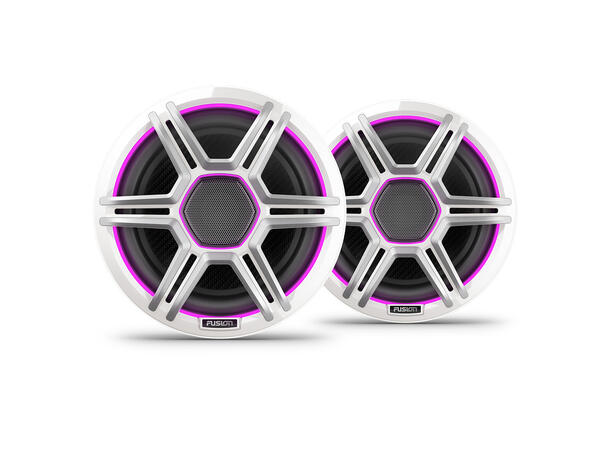 Fusion Apollo™ høyttalerpar 7,7", Apollo-serien, CRGBW, Hvit grill 
