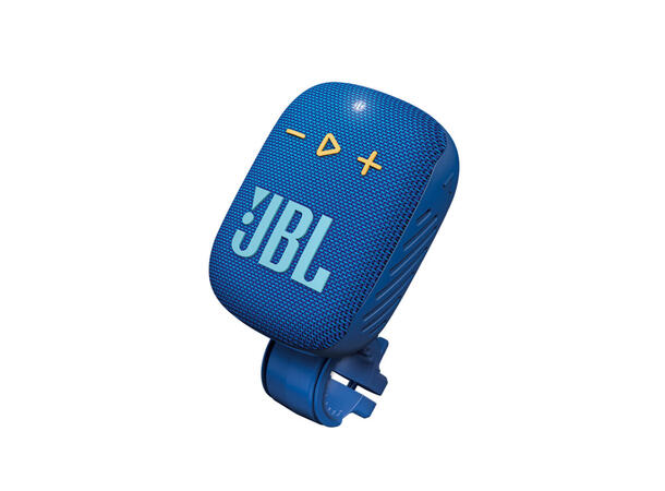 JBL Wind 3S bærbar høyttaler blå Bluetooth høyttaler med sykkelfeste 