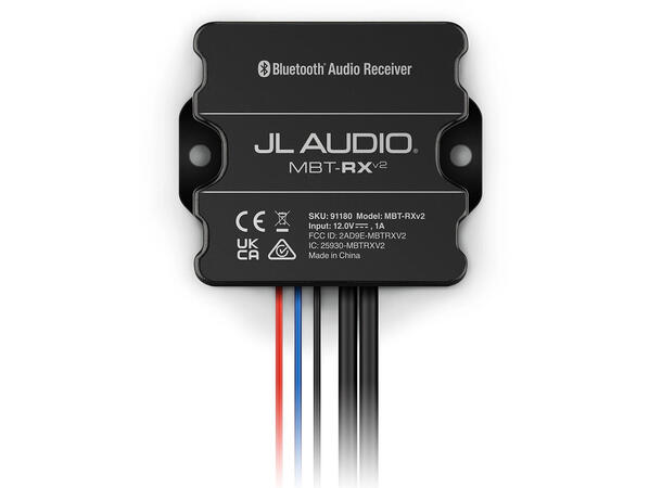 JL Audio MBT-RXv2 Bluetooth mottaker Bluetooth 5.0, aptX-HD, Remote-ut 