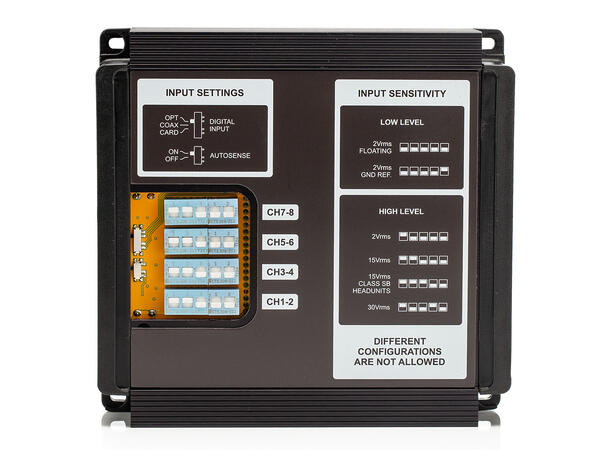 MOSCONI PICO V2 4|8 DSP 4-kanals forsterker, 8-kanals DSP, 460W 