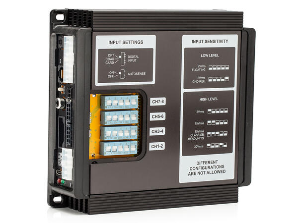 MOSCONI PICO V2 4|8 DSP 4-kanals forsterker, 8-kanals DSP, 460W 