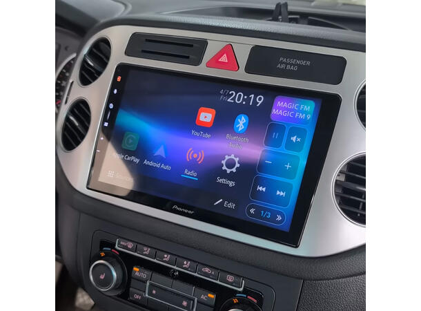 Pioneer Perfect Fit spiller til VW VW Tiguan (2008-2015) Sølv 