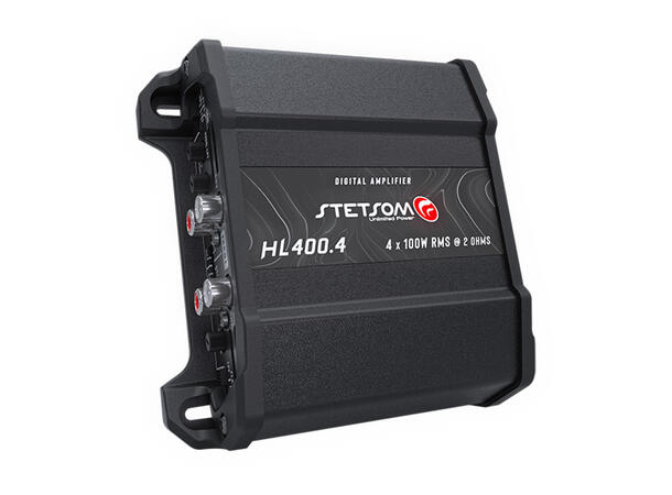 Stetsom HL400.4-2 4-kanals forsterker 4x105W RMS, 2 Ohm, SPL 