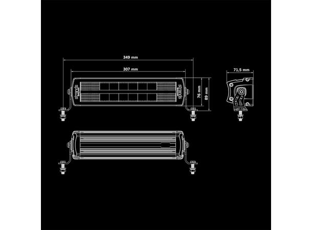 Strands Siberia Outlaw UDX 12" ledbar 12", 8000 Lumen, Xperience-mode 