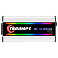 Taramps The Big Boss 8 Bass monoforst. 8000W RMS, 0.5-2 Ohm, RGB, Hvit