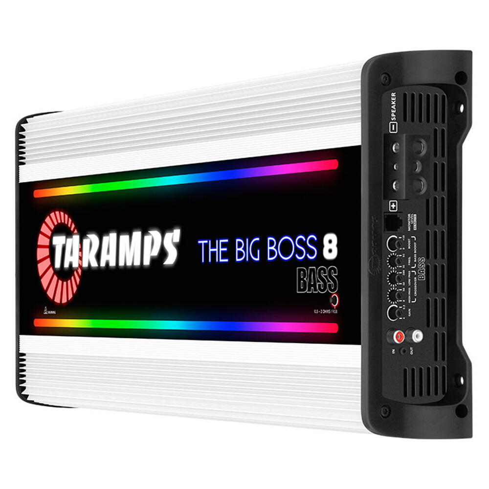 Taramps The Big Boss 8 Bassi 0,5~2 Ohm 8000W RMS + DS 800x4 1 Ohm - Foto 10
