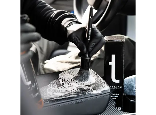 Tershine Detailing børster 3-pakning børster av meget høy kvalitet 