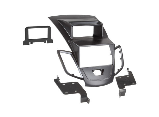 ACV 2-DIN monteringsramme - Sort Ford Fiesta (2009-2016) m/ekst. display 