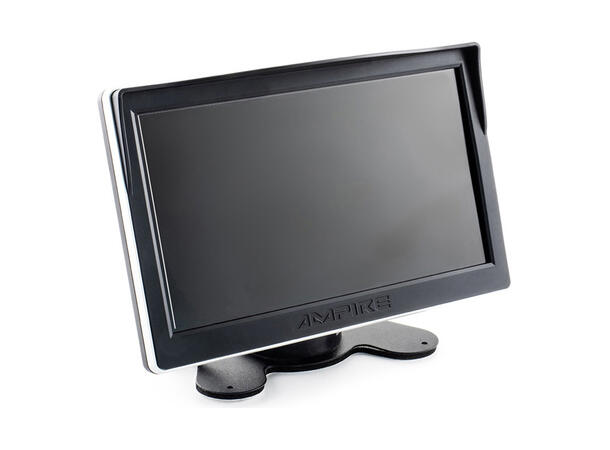 Ampire 7" LCD-Skjerm (AHD/CVBS) 2xRCA inngang. 12V-24V 