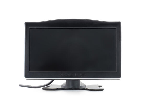 Ampire 7" LCD-Skjerm (AHD/CVBS) 2xRCA inngang. 12V-24V 