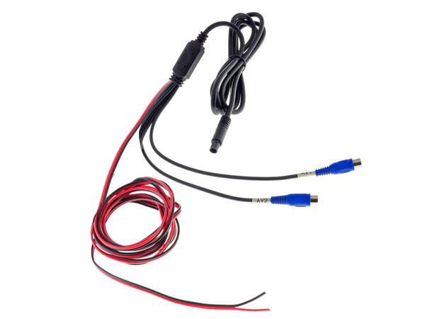 Ampire 7" LCD-Skjerm (AHD/CVBS) 2xRCA inngang. 12V-24V 