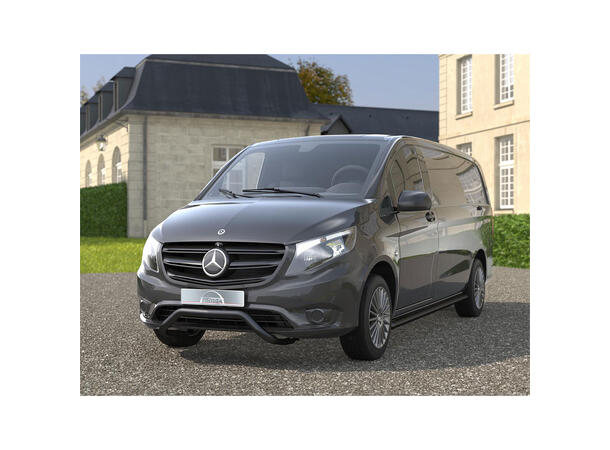 Antec EU Frontbøyle 60/42mm lav Sort Mercedes Vito W447 2014-2023 