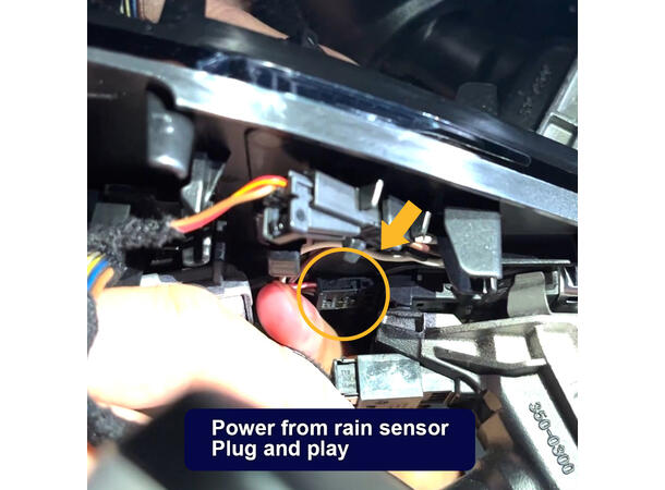 FITCAMX Integrert Plug & Play 4K Dashcam VW ID.7 (2024 ->) Sort 