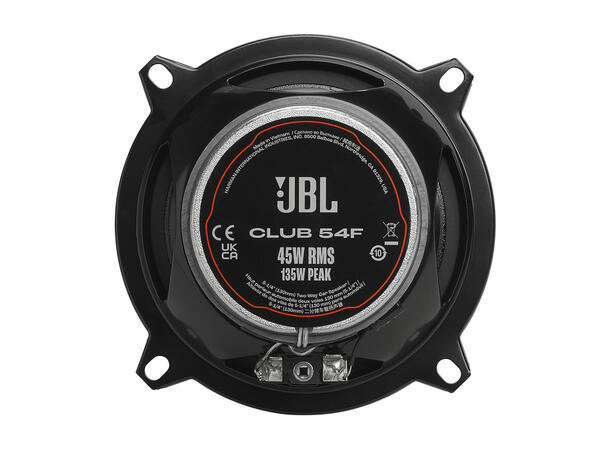 JBL CLUB54F høyttalerpar 5,25", 45W RMS, 135W Maks 