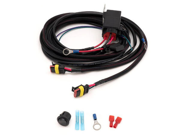 Lazer relèsett/kabelsett, 2 kontakter Superseal (3-pins) , Mid Power m/pos.lys 