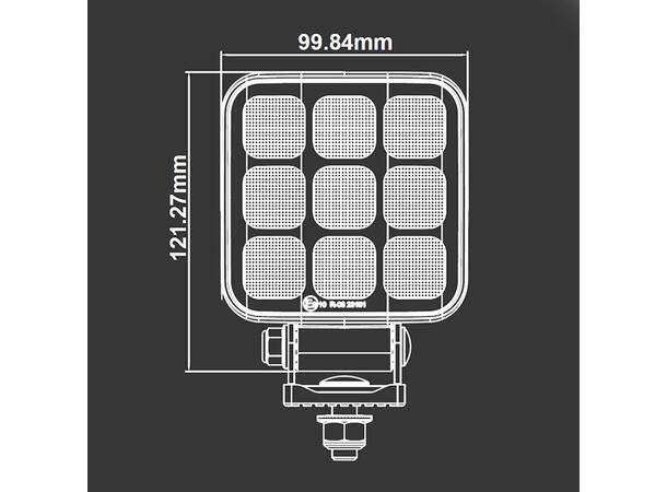 Lightstorm LED arbeidslys Osram LED, 6591 lumen, 48W 