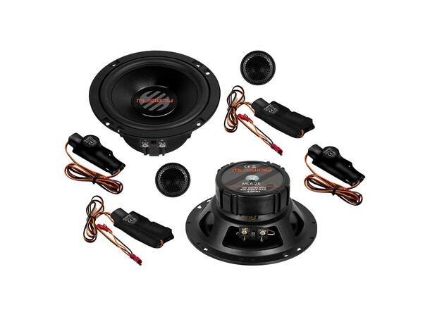 Musway ML6.2E 6,5" komponentsett 6.5", 100W RMS, 4 Ohm. 