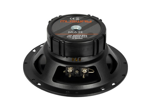 Musway ML6.2E 6,5" komponentsett 6.5", 100W RMS, 4 Ohm. 