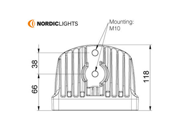 Nordic Lights Pictor 620 28W, 1800lm, CISPR25 Klasse 5 