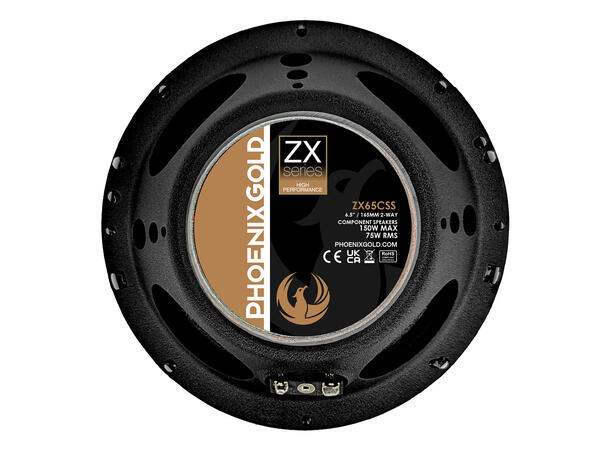 Phoenix Gold ZX65CSS Komponentsett 6,5", 30W RMS, 60W Maks, ZX-Serien 