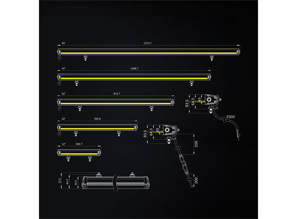 Strands Siberia XP SR 42" ledbar 42", 14760 Lumen, Xperience-mode 