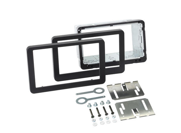ACV 2-DIN monteringsramme - Sort 159/Brera/Spider (2005 - 2011) m/Navi 