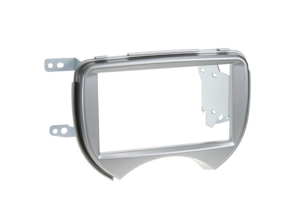 ACV 2-DIN monteringsramme - Sølv Nissan Micra (2011-2012) u/navi 