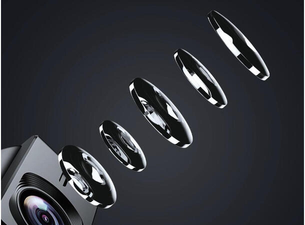 ConnectED Dashboardkamera 1-kanals, 2K, GPS, WIFI, 32GB 