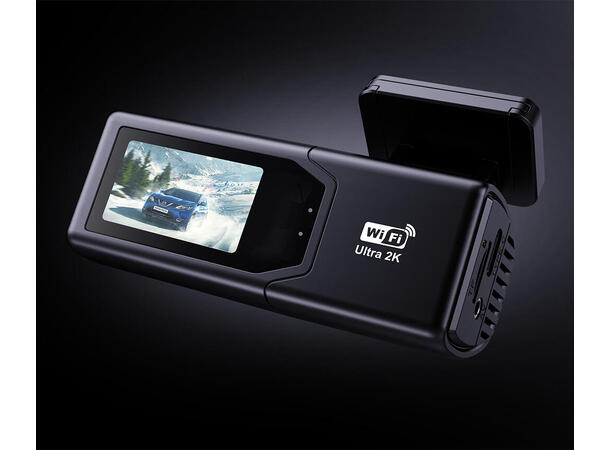 ConnectED Dashboardkamera 1-kanals, 2K, GPS, WIFI, 32GB 
