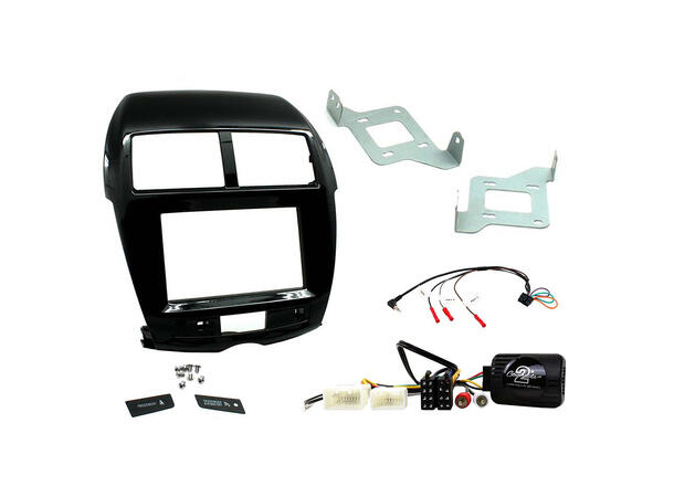 Connects2 2-DIN monteringssett komplett ASX/C4 Aircross/4008 (2013-2019) u/Navi 