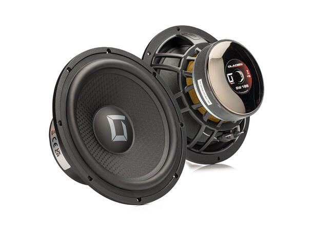 Gladen Sigma 165.2 - 6,5" komponentsett 6.5", 175W RMS, 3 Ohm, Sigma-serien 