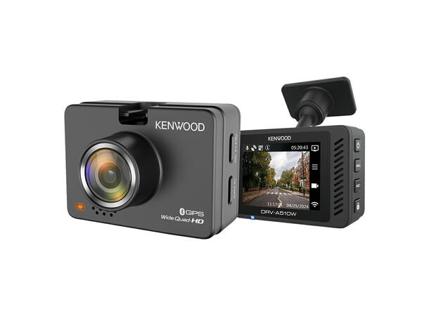 Kenwood DRVA510W dashcam Dashcam med 2K, WiFi, GPS 