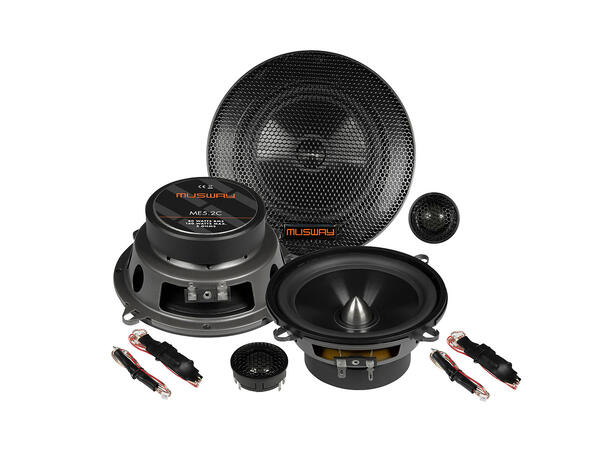 Musway ME5.2C komponentsett 5,25", 80W RMS, 3 Ohm 