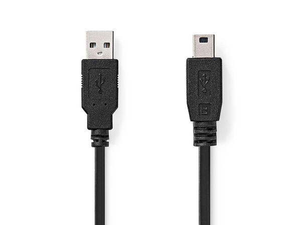 USB A - mini-USB B kabel 5 meter 