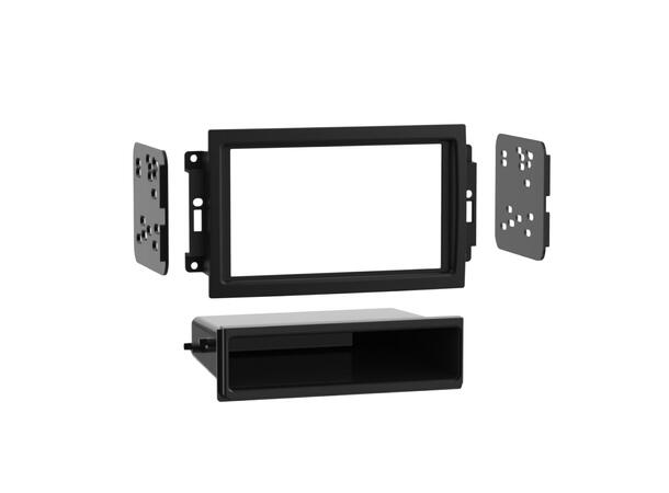 ACV 1-DIN/2-DIN monteringsramme Chrysler/Dodge/Jeep (2005-2008) m/Navi 