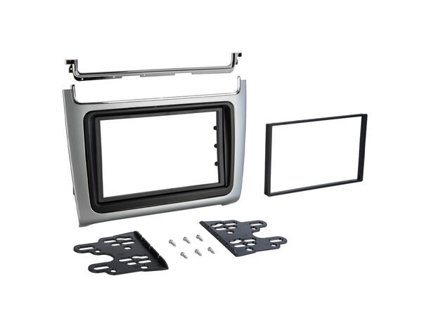ACV 2-DIN monteringsramme - Sølv VW Polo (2015-2017) 